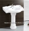 porcelain bathroom pedestal wash basin