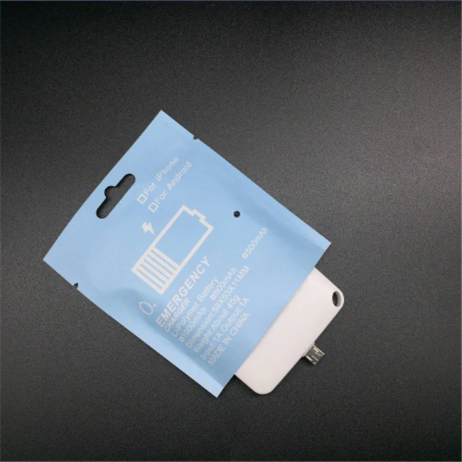 Portable Disposable Charger 1000-1500mAh Mini Power Bank Rechargeable Battery Fast Charger