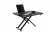 Import portable height adjustable desk rolling laptop cooling stand table laptop foldable black desk from China