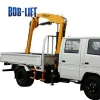 portable lift manual hydraulic tractor truck mounted crane