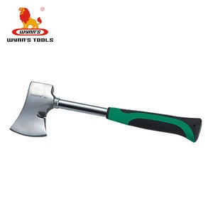 Portable steel hatchet fiberglass handle fire axe with 2 size