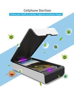 Portable UV Cell Phone Sterilizer/Sanitizer with USB Charger Multi-Use CR-9101