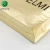 Import pp non-woven Gold Shopping Tote Bag from China