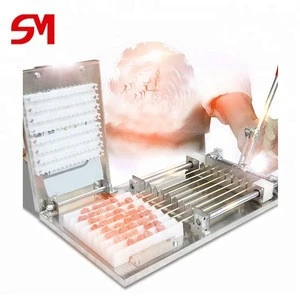 Practical and affordable small investment making machine skewer meat