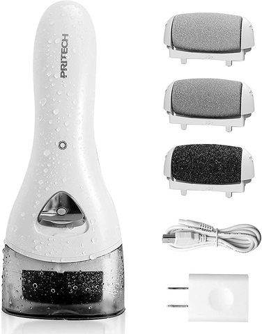 PRITECH Hot Selling Products Electric Foot Callus Remover With Led Light