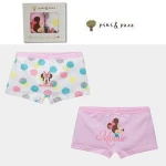 Private Label Children Underwear Eco-friendly Cotton Spandex Girl Trunks Underwear