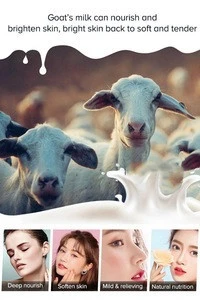 Private label goats milk skin care kit nourishing repairing deep moisture goat milk facial skin care set for face