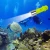 Import Professional 1000 Lumen Diving Flashlight Submarine Light Scuba Safety Lights Waterproof Underwater Torch snorkeling flashlights from China