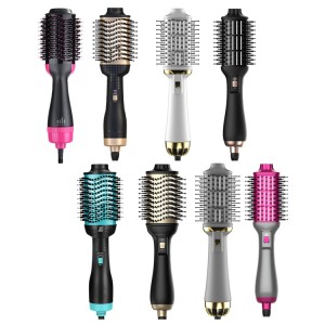 Professional 3 In 1 Hair Dryer &amp; Volumizing Brush Stock One Step Hair Dryer And Styler Electric Hot Air Brush