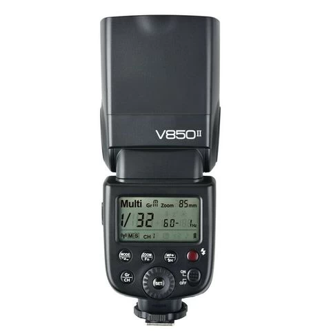 Professional camera flash Speedlite 2.4G GN60 Godox V850II Flashpoint Zoom Li-on Manual R2 On-Camera Flash Speedlight (V850II)