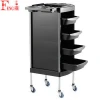 Professional cheap salon hair furniture rolling cart/trolley for sale