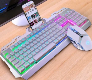 Professional Game Play Mechanical Keyboards Mouse Combo For Gaming Blacklight Desktop Computer Gaming Keyboard and Mouse