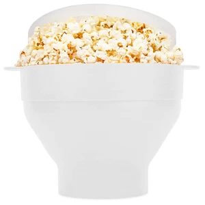 Professional Manufacture Microwave Popper Maker Bowl Silicone Popcorn Bucket