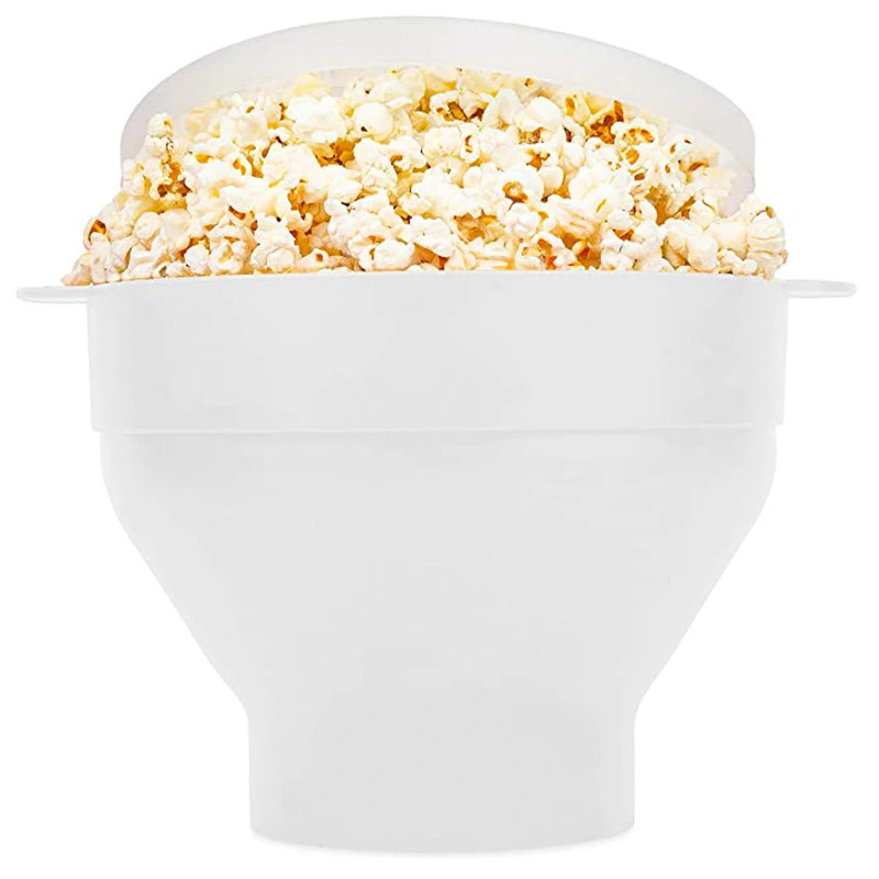 Professional Manufacture Microwave Popper Maker Bowl Silicone Popcorn Bucket