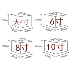 Professional Marble Box Cake Wedding Paper Tall Cake Box