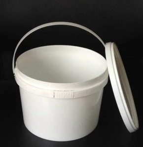 Professional production PP 4L small plastic bucket in drums,barrels and pails