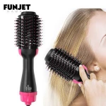 Professional salon portable one step Hot Hair Straightener Blow Dryer Brush Electric Hair Straightening private label Wholesale