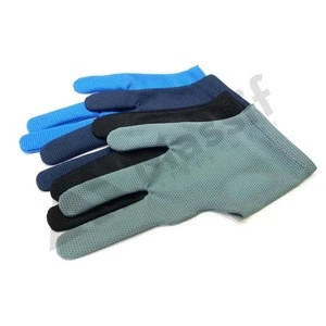 Professional Three 3 Fingers Elastic Billiards -Glove