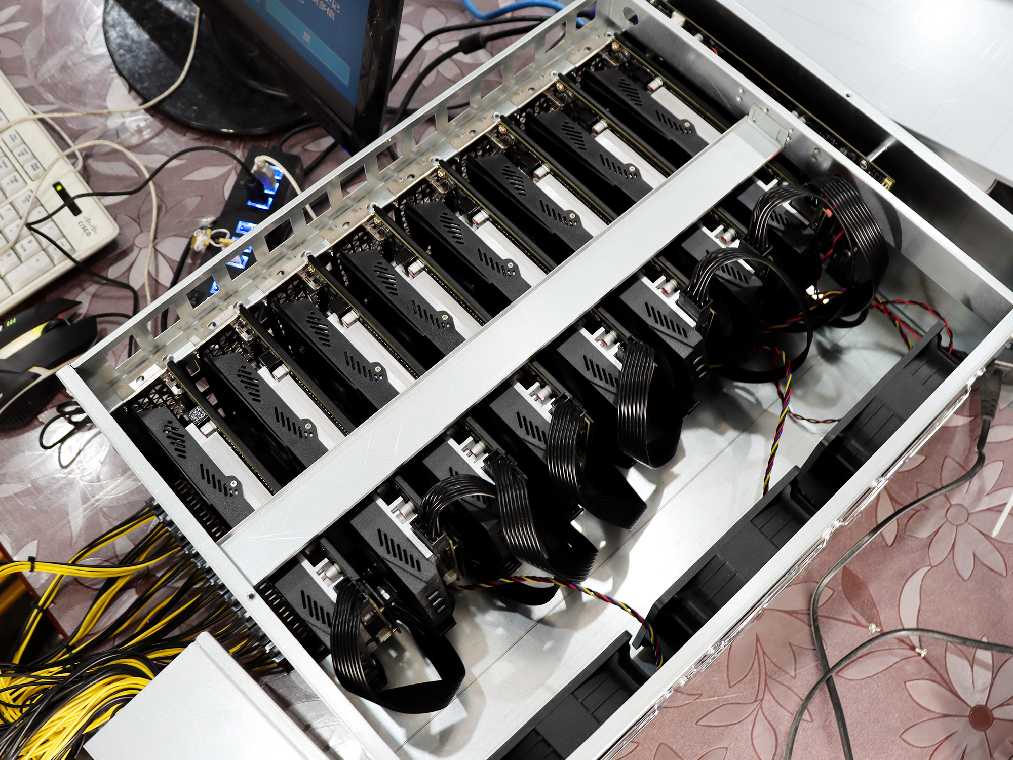 Two Card Mining Rig Buy Profitable Rx580 Full Set Gpu Mining Rig Cards 230mh/s 1000w ...