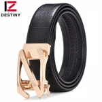 Profound Taste Simple And Versatile Trend Men Leather Dress Strap Fashion Z Belt