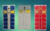 Promotional colorful 12 door electronic locker coin operated lockers for sale