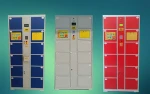 Promotional colorful 12 door electronic locker coin operated lockers for sale