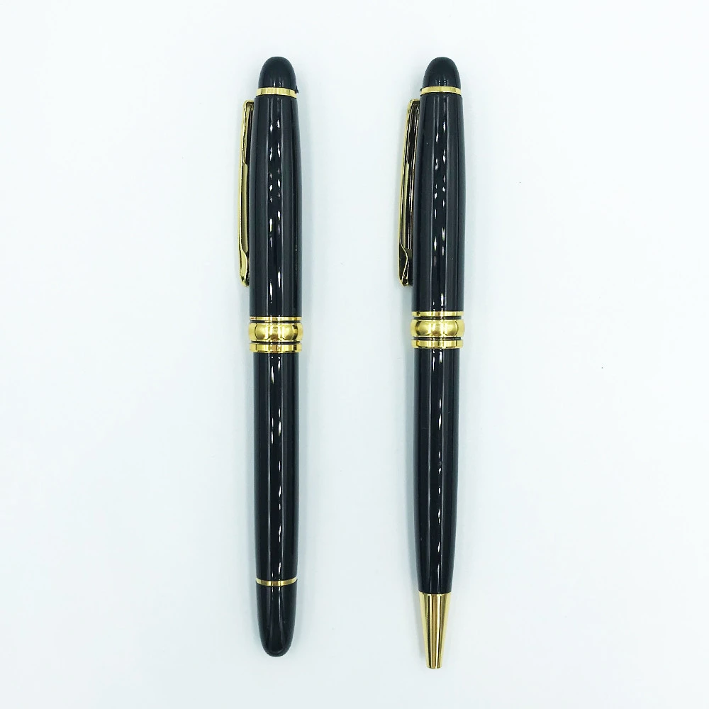 Promotional luxury gift pen fashion hotel gel ink pen metal body roller custom logo ball pen