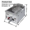 Promotional Various Electric Oil Fryer  Countertop Gas Fryer Chicken Fried Machine