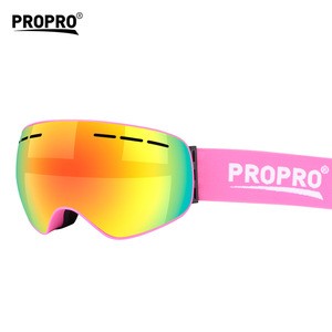 PROPRO Ski Goggles Double Layers UV400 anti-fog ski Goggles Men Women Snowboard Goggles with Ventilation Hole