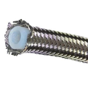 Ptfe Braided Flexible Corrugated Hose/Tube/Pipe, PTFE Braided Fuel Line Hose For Automobile~