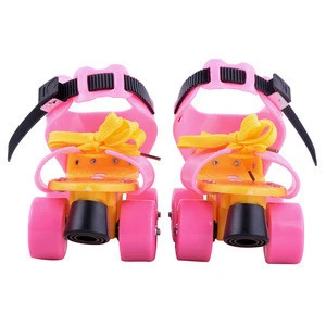 PVC detachable quad flashing skates  roller skate wheels for girls and boys Christmas