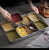 Quality Kitchenware Sugar Salt Kitchen Seasoning Box Stainless Steel Spice Box