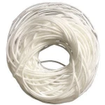 Raw White High elastane 3mm round strap for Mask