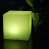 Rechargeable 16 Color Change and 4 Flash Modes Li-Polymer Battery Small LED Cube Table Lamp