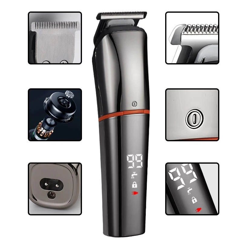 Rechargeable trimmer waterproof cordless electric razor beard and nose hair razor hair clipper tool hair clipper 5