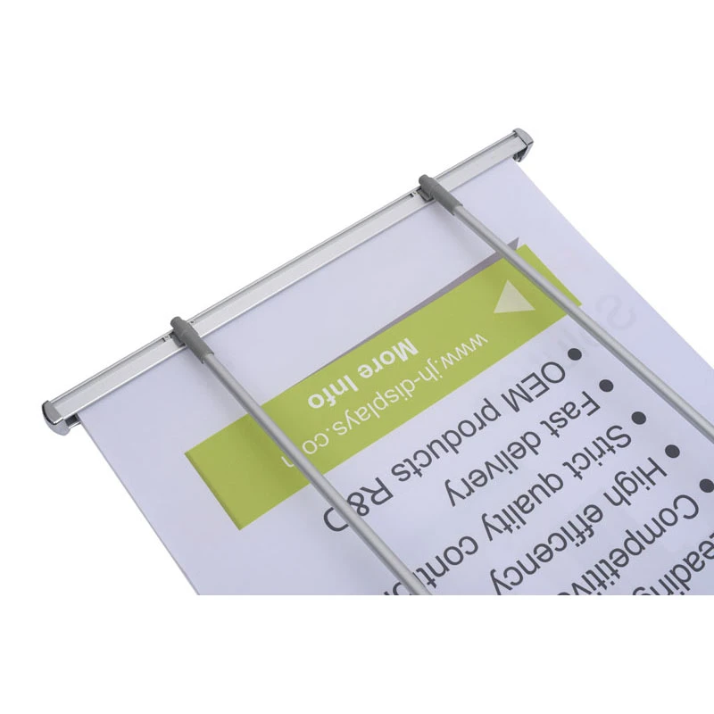 Recyclable electric standing scrolling roll up banner stand