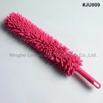removable washable microfibre chenille noodle cleaning car duster with short handle