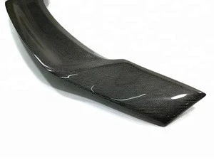 Renntech style full real carbon fiber boot spoiler wing car rear trunk lip spoiler for Audi A3 S3 Sline