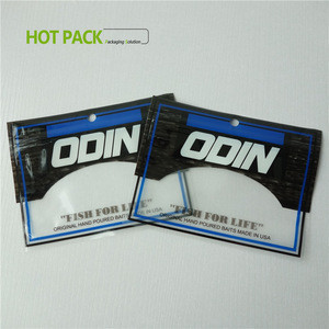 Buy Resealable Soft Plastic Fishing Bait Bags Custom Print / Ziplock Transparent Food Grade ...