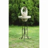 Resin outdoor product water feature fountain iron stand