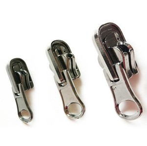 resin slider plastic zipper pull reversible zipper slider with thumb puller
