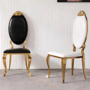 Restaurant furniture black leather dining chair modern dining chairs italian dining room chairs for kitchen