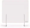 Retail Countertop Protective Safety Screens Table Top Sneeze Guard with wing Acrylic Barrier Counter Shields With Stand