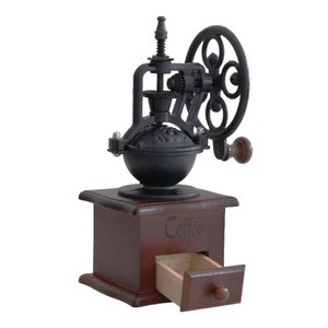 Retro Portable Wooden Manual Coffee Grinder Hand-operated Coffee Bean Grinder