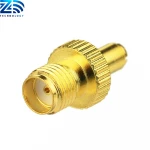 Rf Adapter Rp-sma Female Connectors Bulkhead Waterproof to TS9 male Connector
