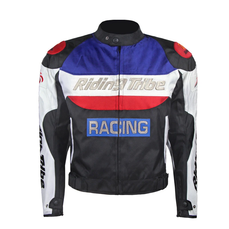 Riding Tribe Motorcycle Jacket Men Breathable Mesh Racing Protective Gear Off-Road Coat with Protector Detachable Line