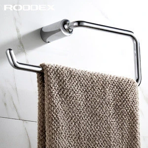 Roddex Modern bathroom accessaries new design towel  holder zinc material towel ring