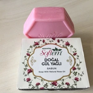 Rose Oil Soaps Hotel Bath Soap for Bathing Box Packaging Restaurant Hotel Supplies Sabun ...