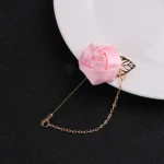 Rose suit shirt brooch alloy brooch fashion all-match brooch for men and women China jewelry supplier