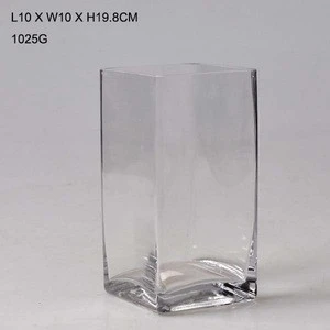round cheap clear cylinder glass vase